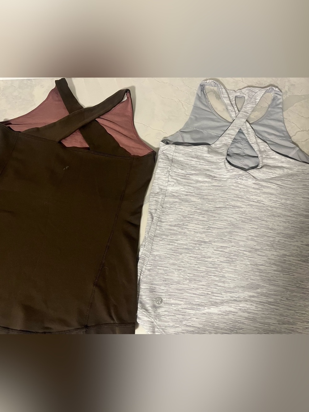 Lululemon Cross-Back Active Tank Top - Set of 2 - Size 6